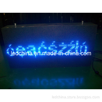 Outdoor Blue Color LED Moving Message Sign Board